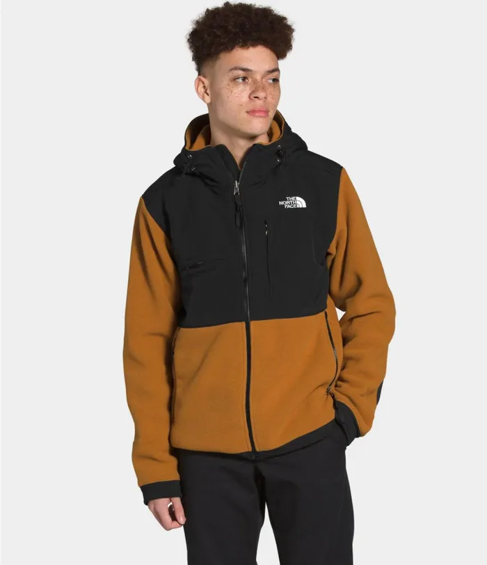 Mens Denali 2 Hoodie Timber Tan The North Face Fleece