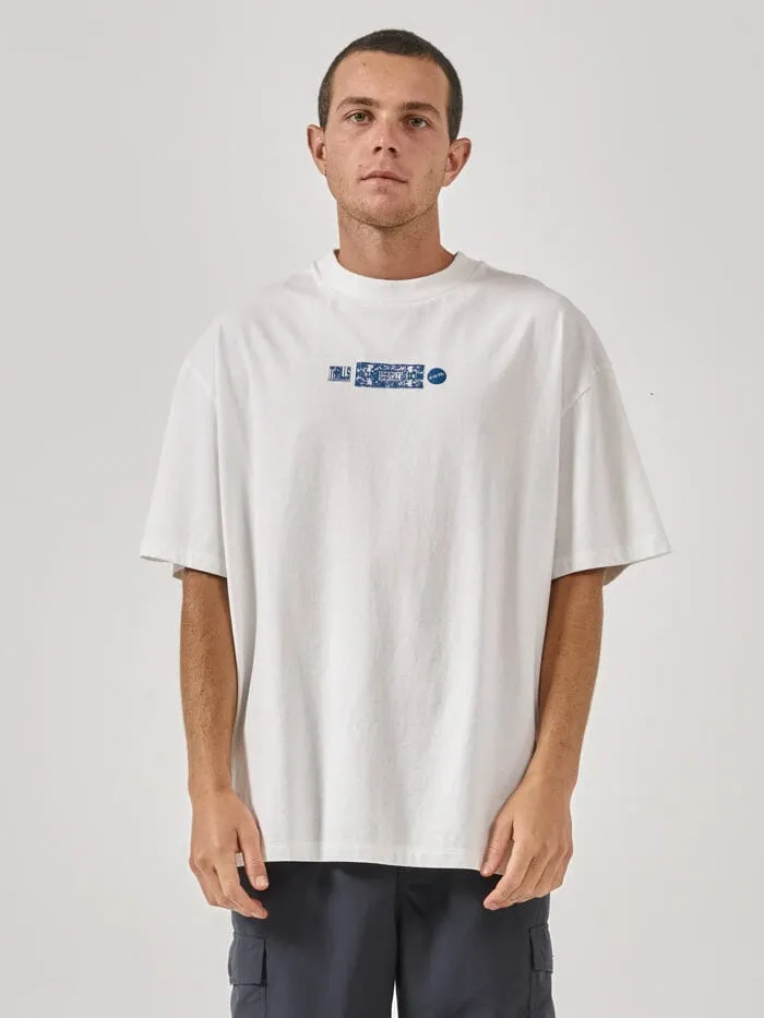 Mens Energy Special Box Fit Oversize Tee Dirty White Thrills Tees and Tank Tops Mens Energy Special Box Fit Oversize Tee Dirty White Thrills Tees and Tank Tops