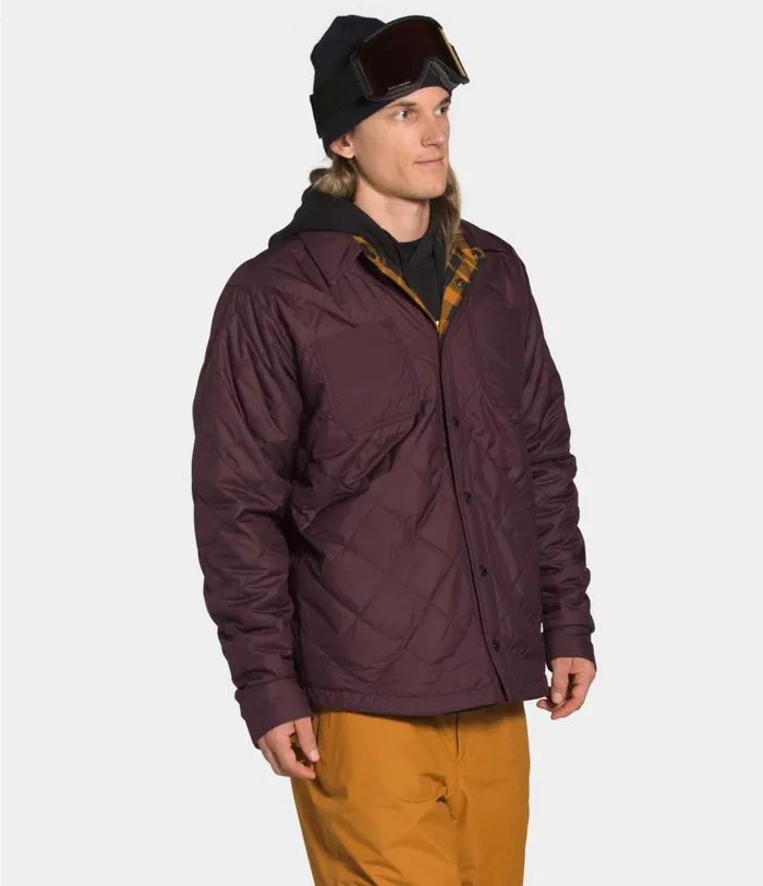 Mens Fort Point Insulated Flannel Root Browntimber Tan Plaid The North Face Insulated and Down Jackets