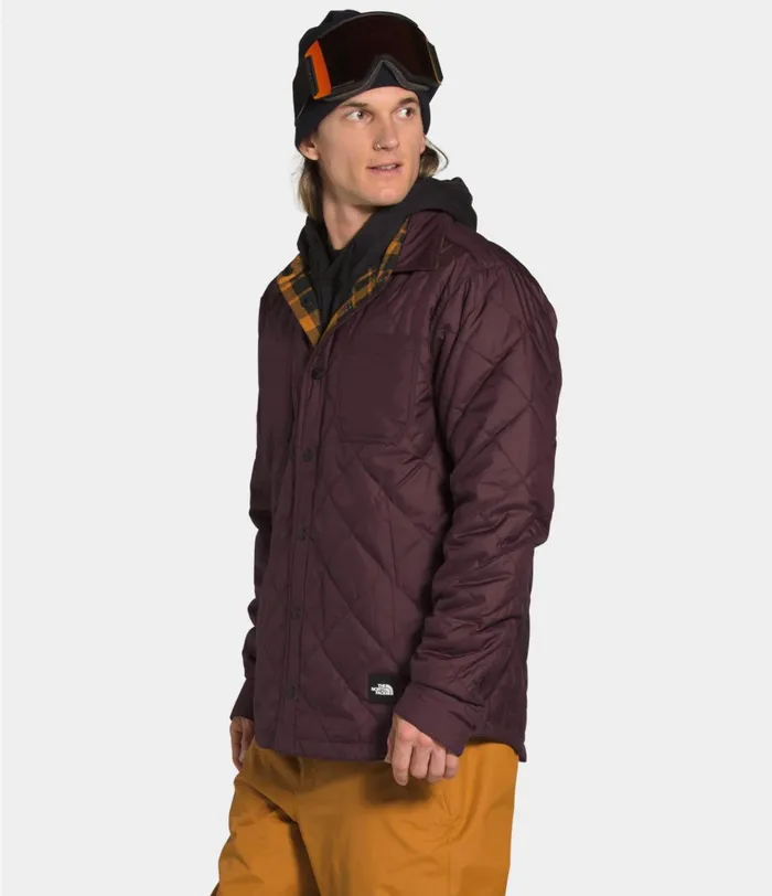 Mens Fort Point Insulated Flannel Root Browntimber Tan Plaid The North Face Insulated and Down Jackets