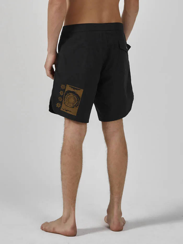 Mens Forward Motions Boardshort Dark Charcoal Thrills Shorts