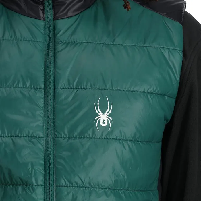 Mens Glissade Vest Cypress Green Spyder Vests
