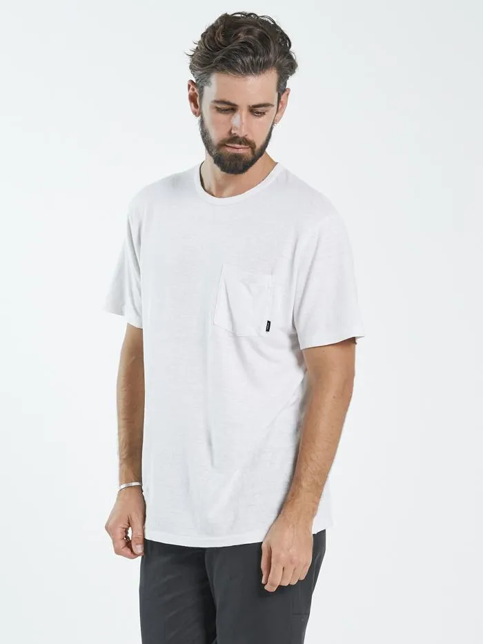 Mens Hemp Lightweight Merch Fit Pocket Tee Dirty White Thrills Tees and Tank Tops Mens Hemp Lightweight Merch Fit Pocket Tee Dirty White Thrills Tees and Tank Tops