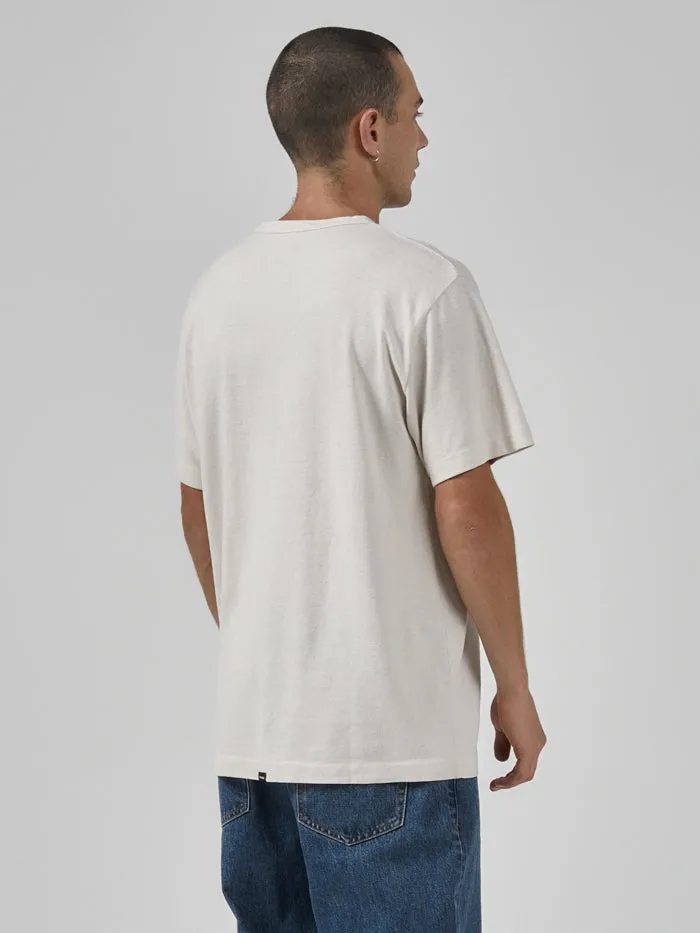 Mens Hemp Love Me Not Merch Fit Tee Heritage White Thrills Tees and Tank Tops