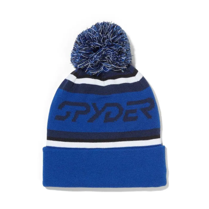 Mens Icebox Pom Electric Blue Spyder Hats