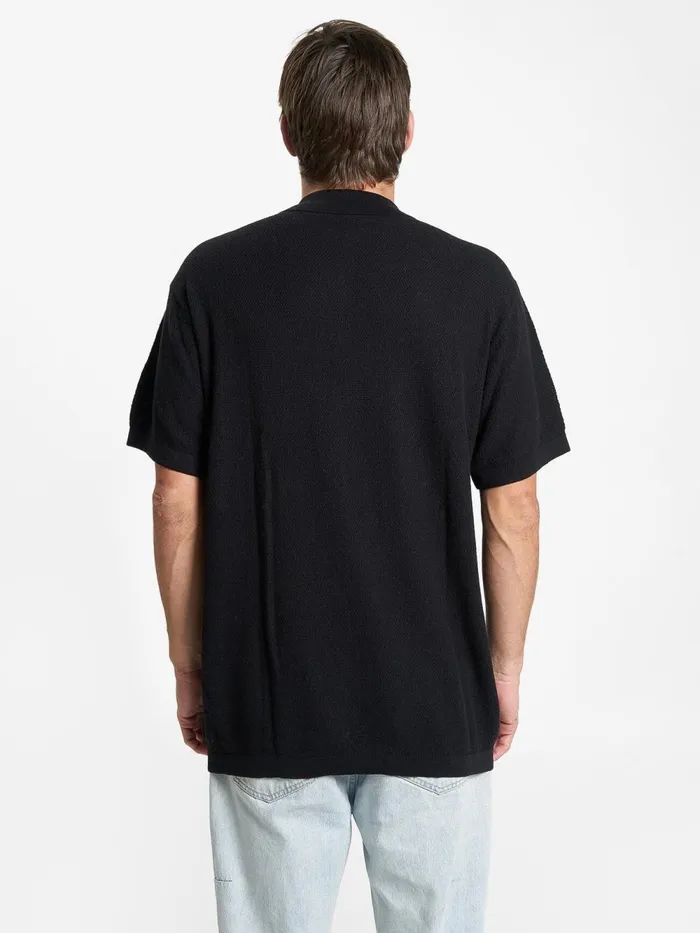 Mens Issued Polo Black Thrills Tees and Tank Tops Mens Issued Polo Black Thrills Tees and Tank Tops