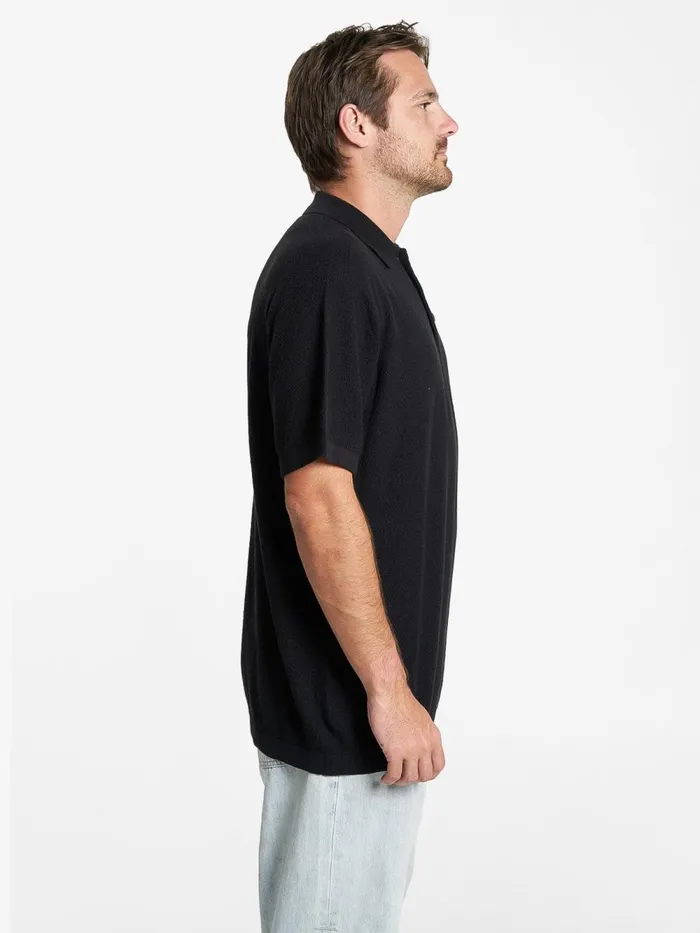 Mens Issued Polo Black Thrills Tees and Tank Tops Mens Issued Polo Black Thrills Tees and Tank Tops