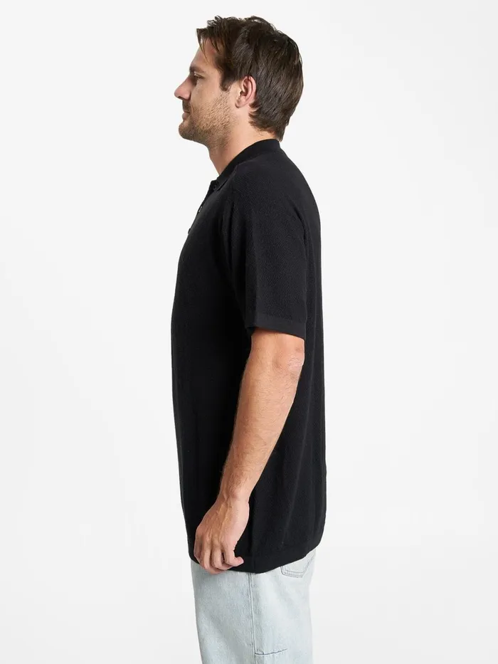 Mens Issued Polo Black Thrills Tees and Tank Tops Mens Issued Polo Black Thrills Tees and Tank Tops