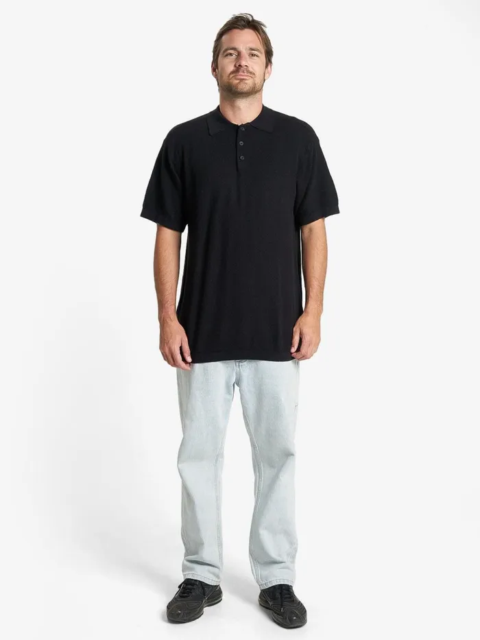 Mens Issued Polo Black Thrills Tees and Tank Tops Mens Issued Polo Black Thrills Tees and Tank Tops