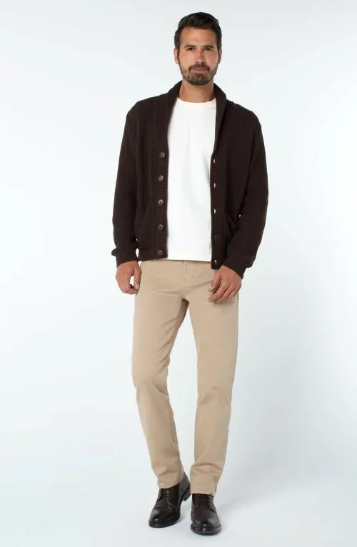 Mens Jeans Liverpool Los Angeles Regent Relaxed Straight Peached Colored Twill Khaki