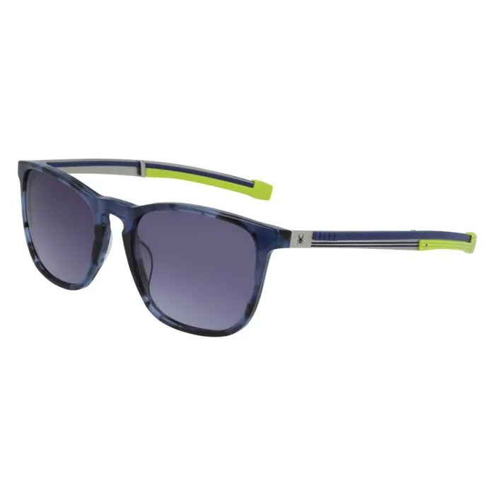 Mens Lanyard Square Sunglasses Blue Spyder Eyewear