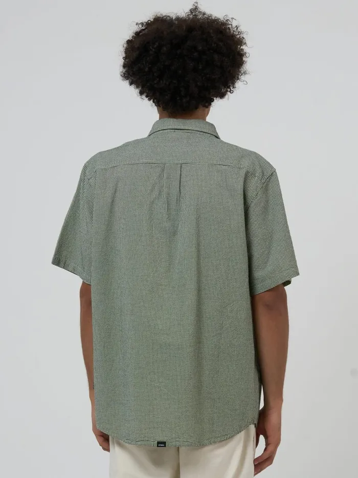 Mens Levitation Short Sleeve Shirt Pistachio Thrills Shirts