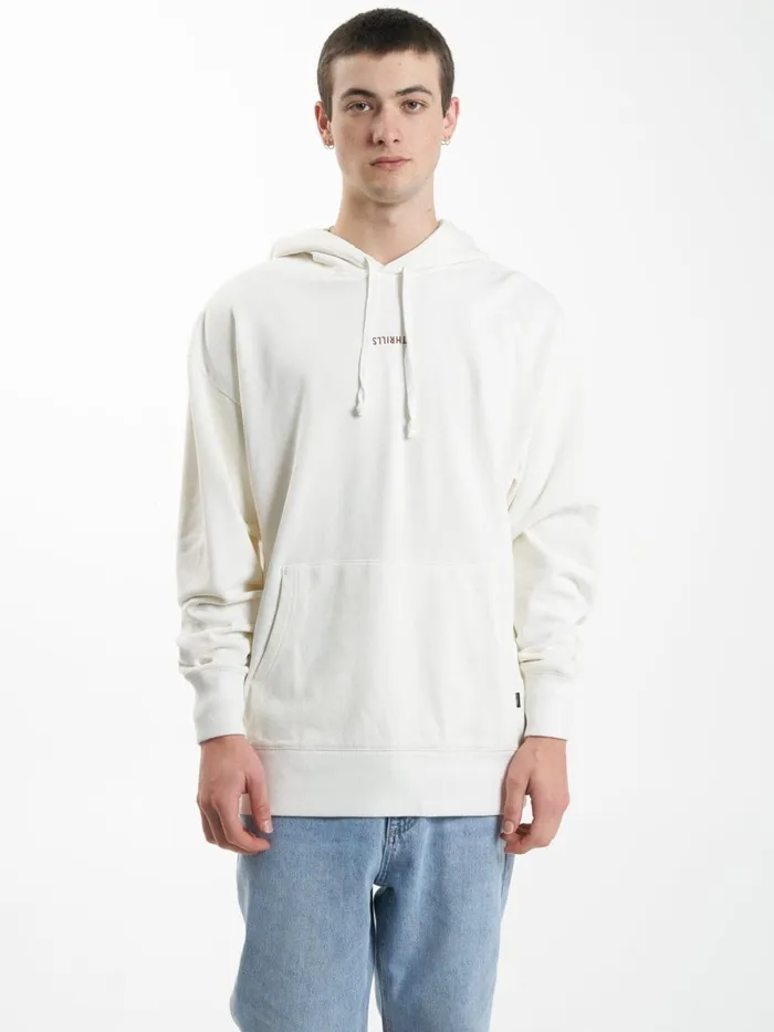 Mens Minimal Slouch Pull On Hood Tofu Thrills Sweaters and Fleece