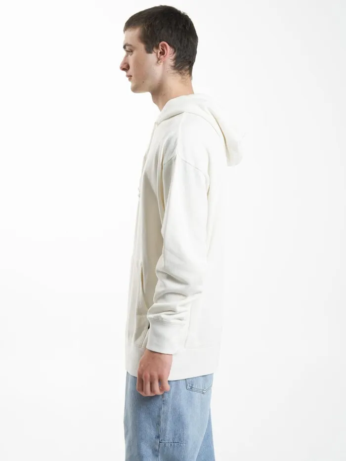 Mens Minimal Slouch Pull On Hood Tofu Thrills Sweaters and Fleece