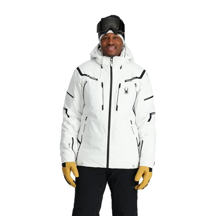 Mens Pinnacle White Spyder Insulated
