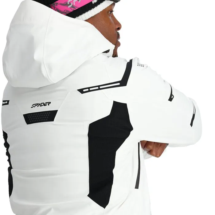 Mens Pinnacle White Spyder Insulated