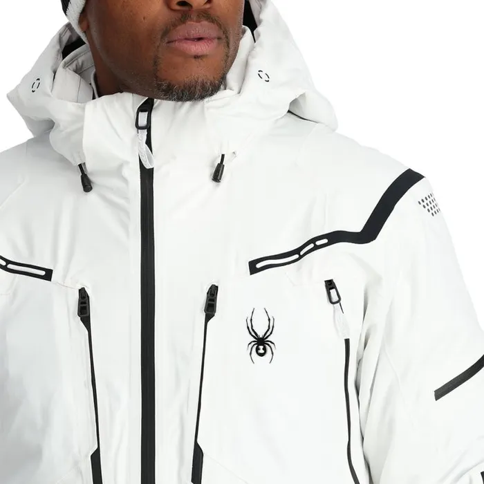Mens Pinnacle White Spyder Insulated