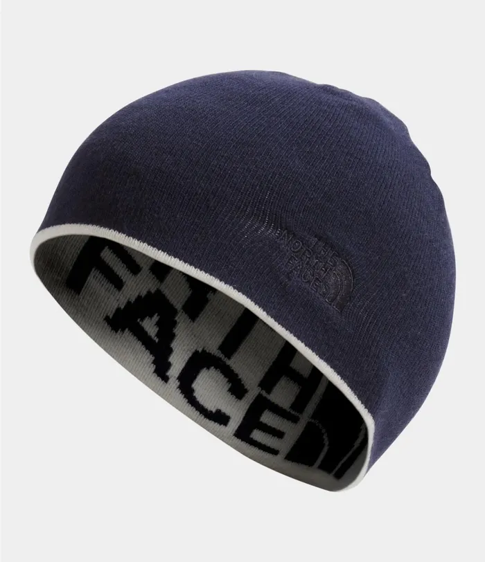 Mens Reversible Tnf Banner Beanie Vintage Whiteaviator Navy The North Face Beanies and Scarves