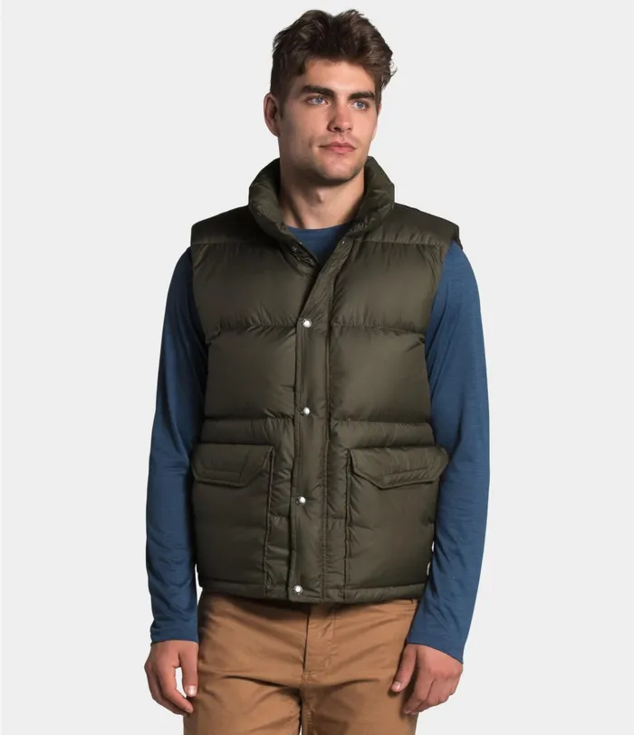 Mens SIERRA DOWN VEST New Taupe The North Face Insulated and Down Jackets