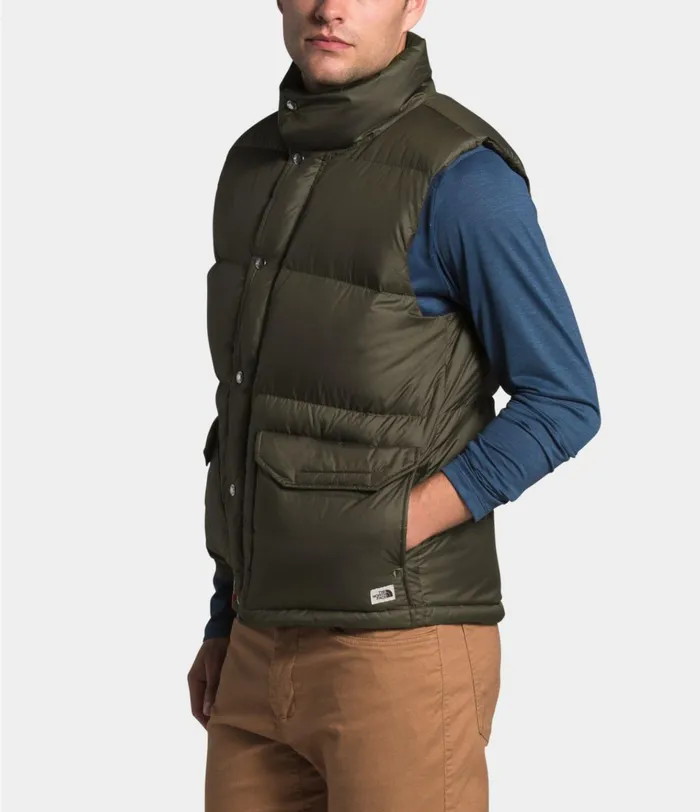 Mens SIERRA DOWN VEST New Taupe The North Face Insulated and Down Jackets