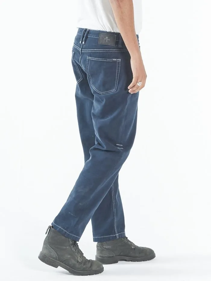 Mens Slacker Denim Jean Dark Navy Thrills Denim
