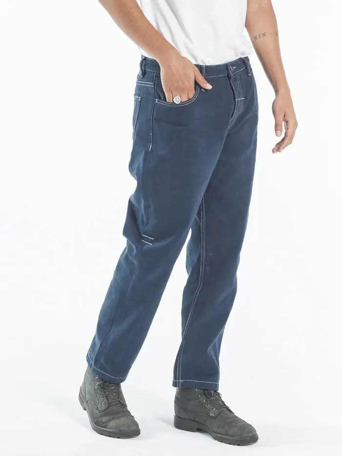 Mens Slacker Denim Jean Dark Navy Thrills Denim