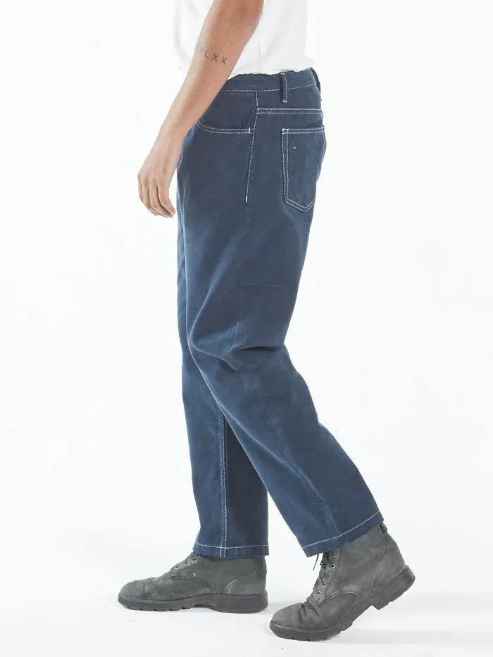 Mens Slacker Denim Jean Dark Navy Thrills Denim