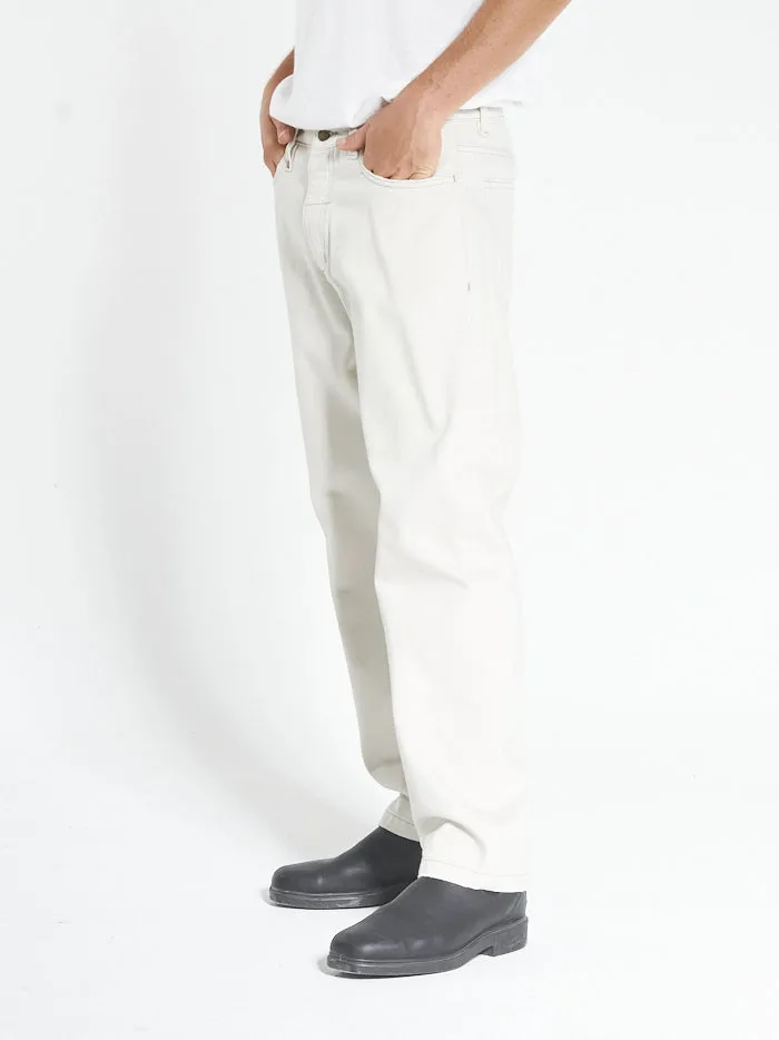 Mens Slacker Denim Jean Vintage Bone Thrills Denim