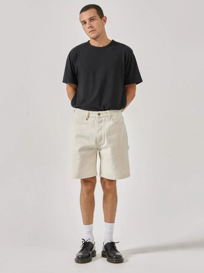 Mens Slacker Denim Short Heritage White Thrills Denim Shorts