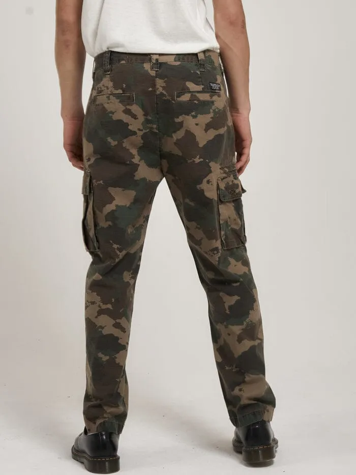 Mens Slacker Tactics Cargo Pant Camo Thrills Pants