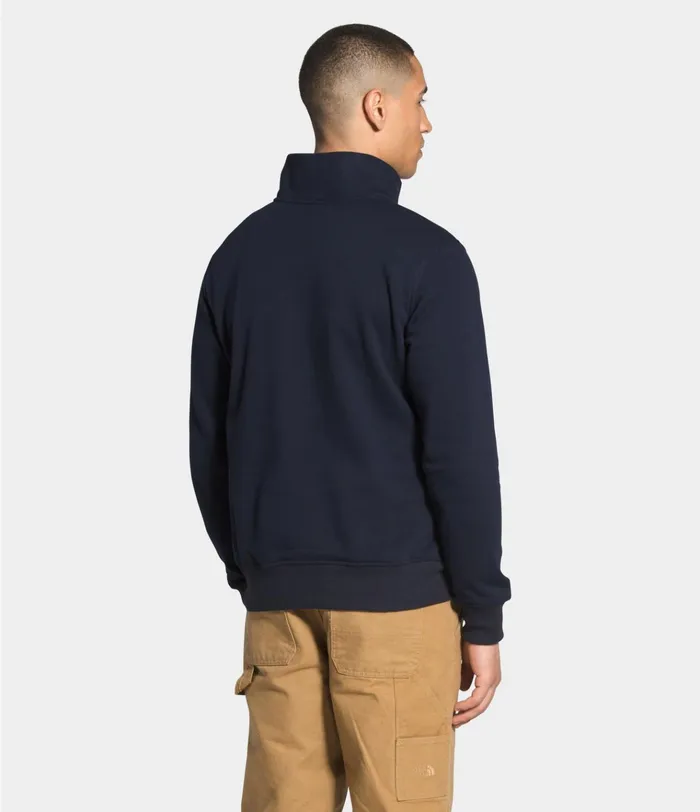 Mens Snap Fleece Pullover Aviator Navy The North Face Fleece