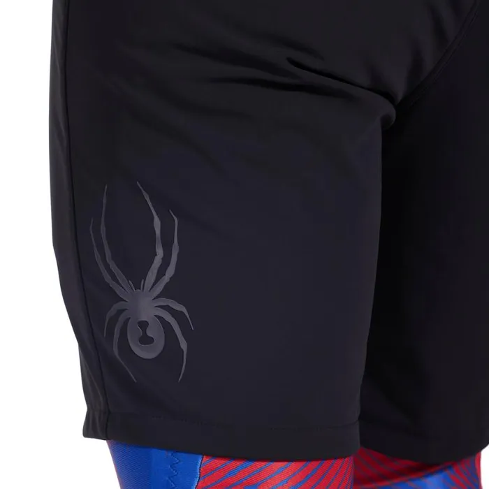Mens Softshell Training Short Black Spyder Shell