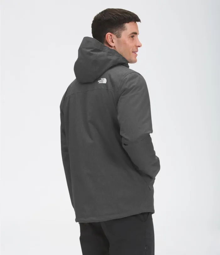 Mens Tour Triclimate Jacket Tnf Dark Grey Heather The North Face 3In1