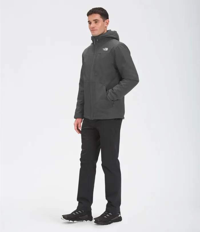 Mens Tour Triclimate Jacket Tnf Dark Grey Heather The North Face 3In1
