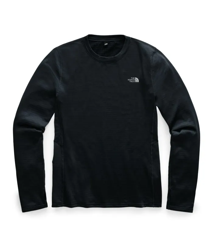 Mens UltraWarm Poly Crew Tnf Black The North Face Baselayers