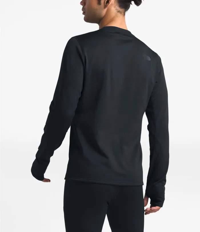 Mens UltraWarm Poly Crew Tnf Black The North Face Baselayers