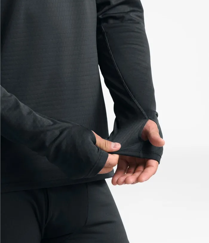 Mens UltraWarm Poly Crew Tnf Black The North Face Baselayers