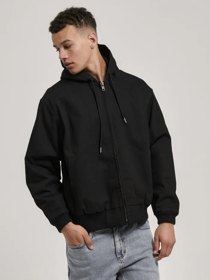 Mens Union Hood Jacket Black Thrills Jackets