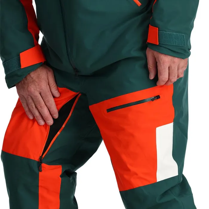 Mens Utility Snowsuit Cypress Green Spyder Snowsuits