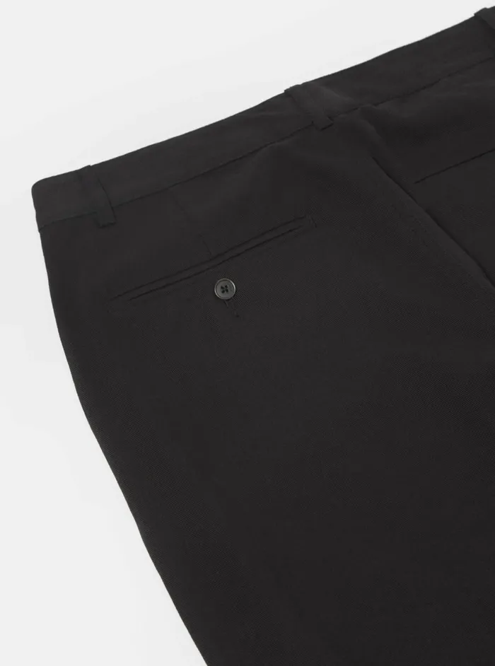 Military Chino In Black Winter Twill Men Universal Works Trousers