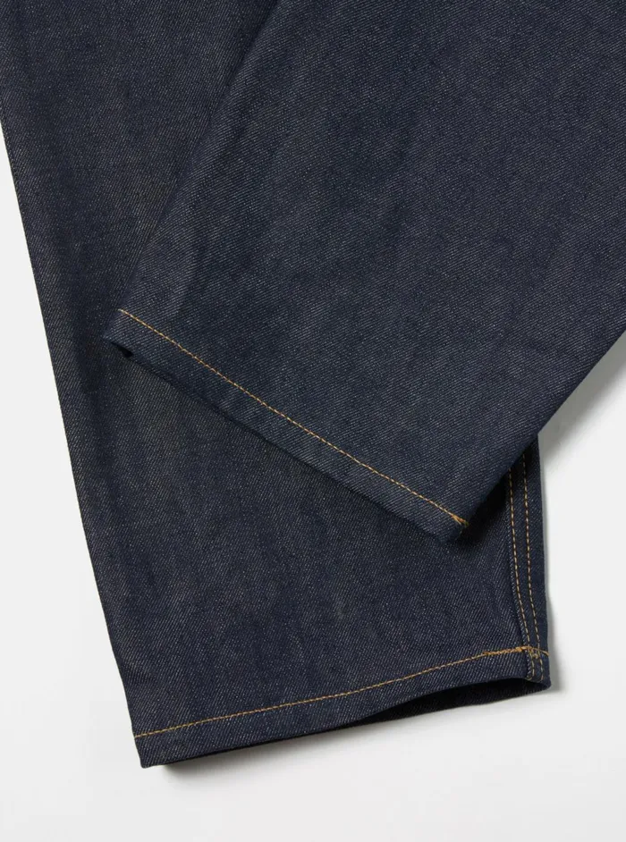 Military Chino In Indigo 13oz Selvedge Denim Men Universal Works Trousers