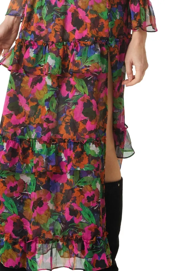 MISA Los Angeles BETHANY DRESS Jewel Tone Flora Women Dresses