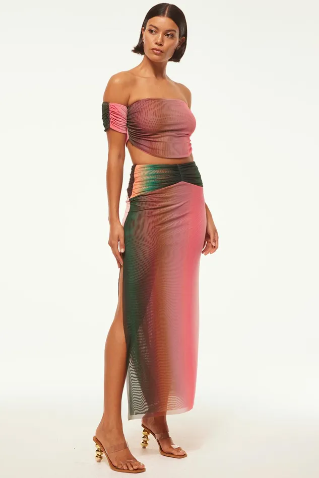 MISA Los Angeles BRUNA SKIRT Cali Ombre Women Skirts and Shorts