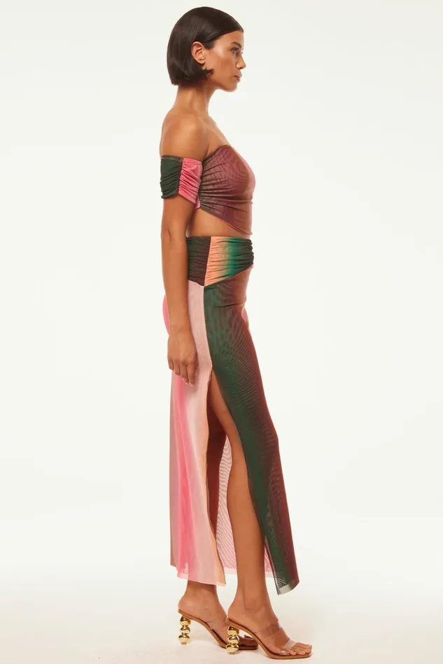 MISA Los Angeles BRUNA SKIRT Cali Ombre Women Skirts and Shorts