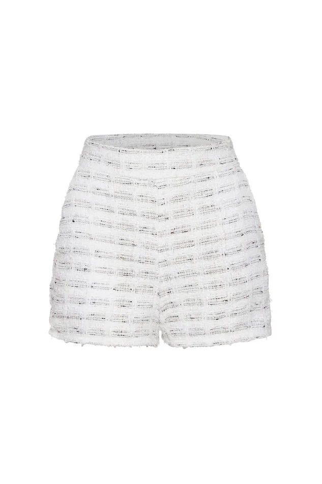 MISA Los Angeles CHOUPETTE SHORT Winter White Women Skirts and Shorts