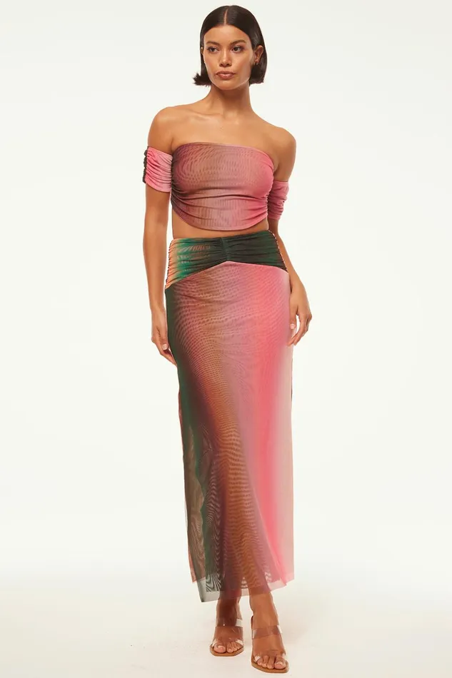 MISA Los Angeles DAVINA TOP Cali Ombre Women Matching Sets