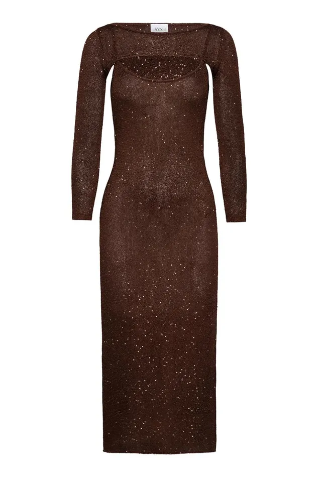 MISA Los Angeles LISETTE DRESS Lipstick Red Women Dresses