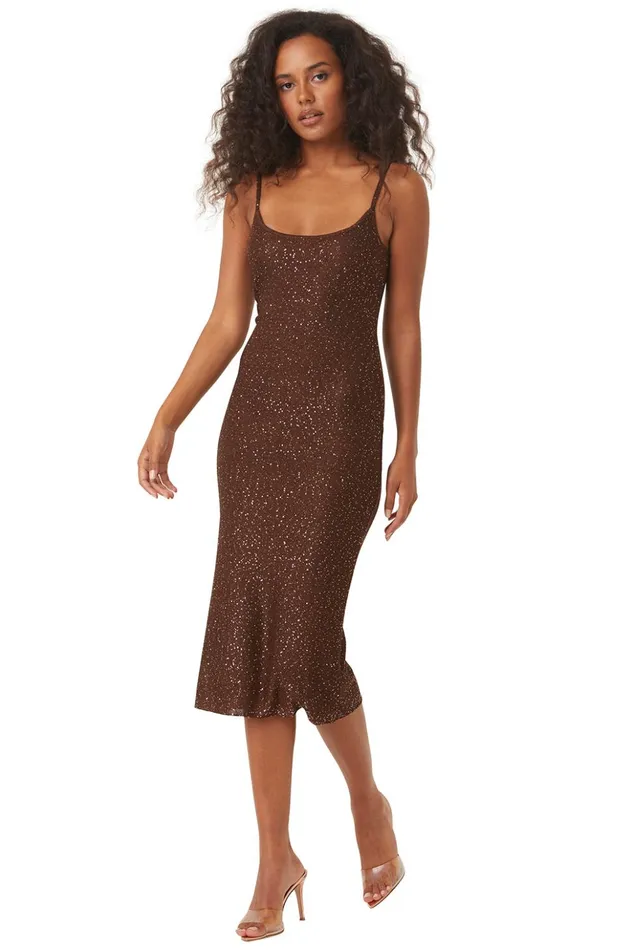 MISA Los Angeles LISETTE DRESS Lipstick Red Women Dresses