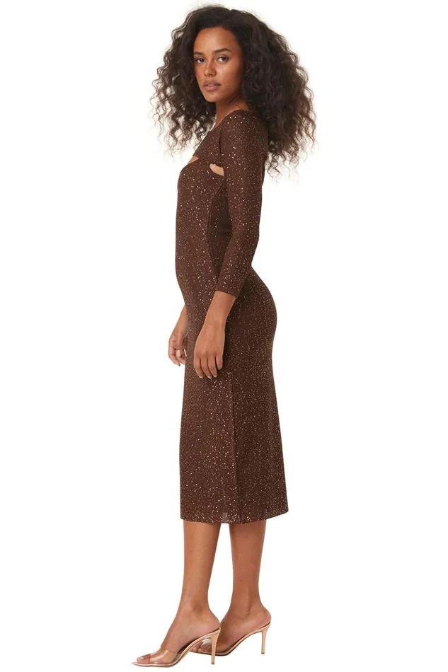 MISA Los Angeles LISETTE DRESS Lipstick Red Women Dresses
