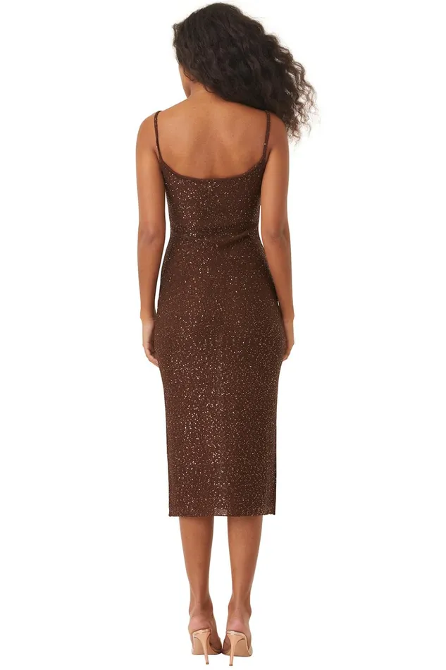 MISA Los Angeles LISETTE DRESS Lipstick Red Women Dresses